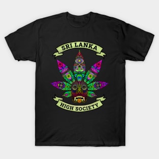 Sri Lanka Ganja Yaka Mask (Devil Mask) High Society iv T-Shirt